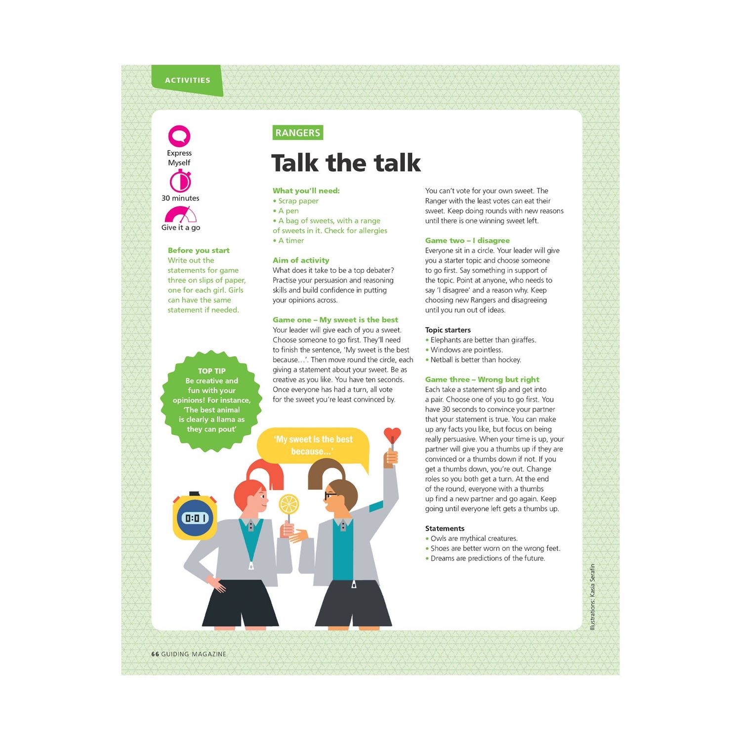 Rangers UMA - express myself - talk the talk
