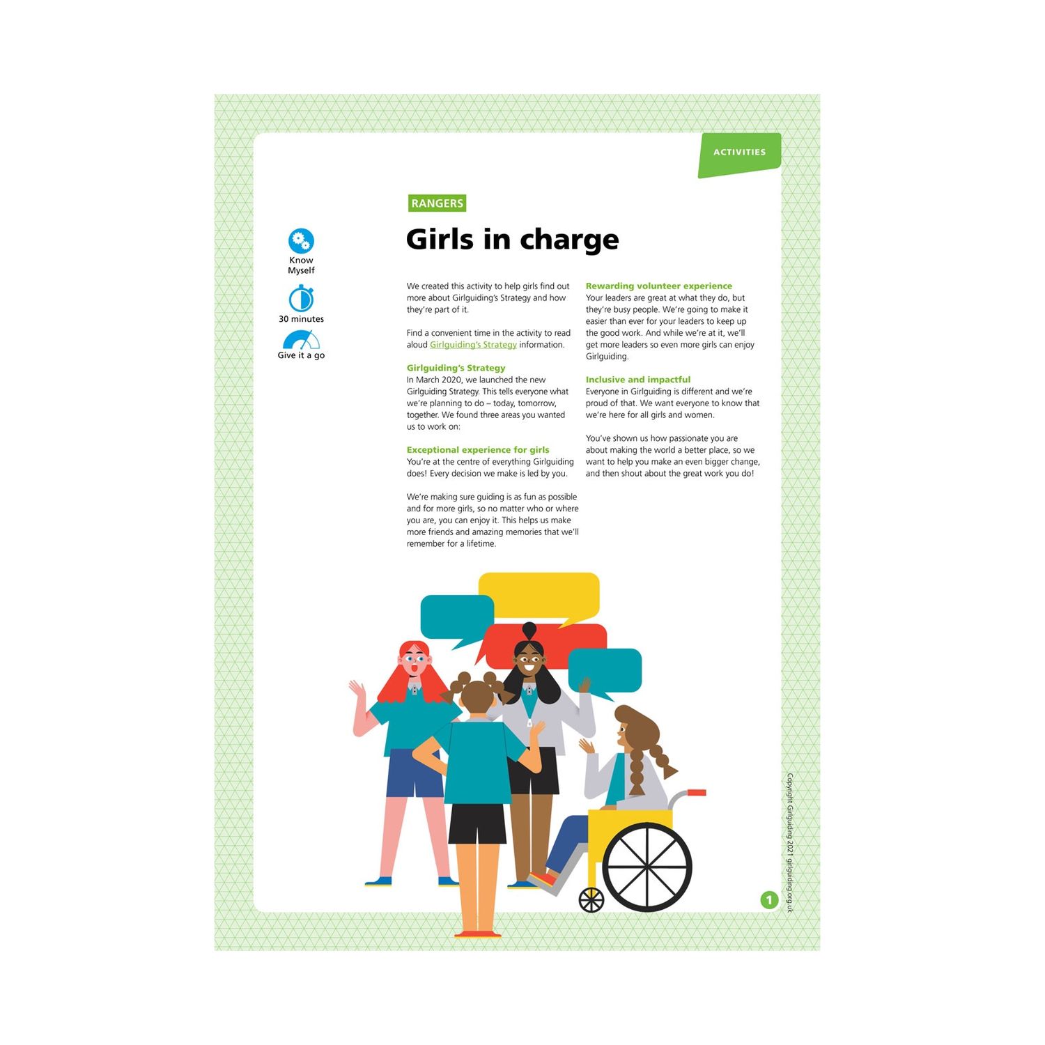 Rangers UMA - know myself - girls in charge