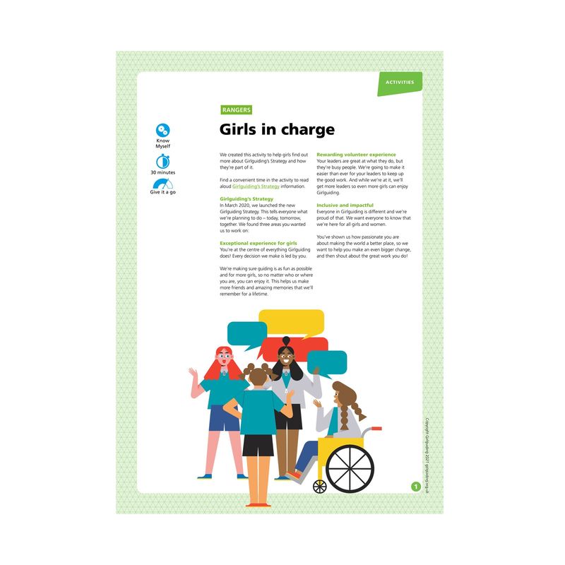 Rangers UMA - know myself - girls in charge