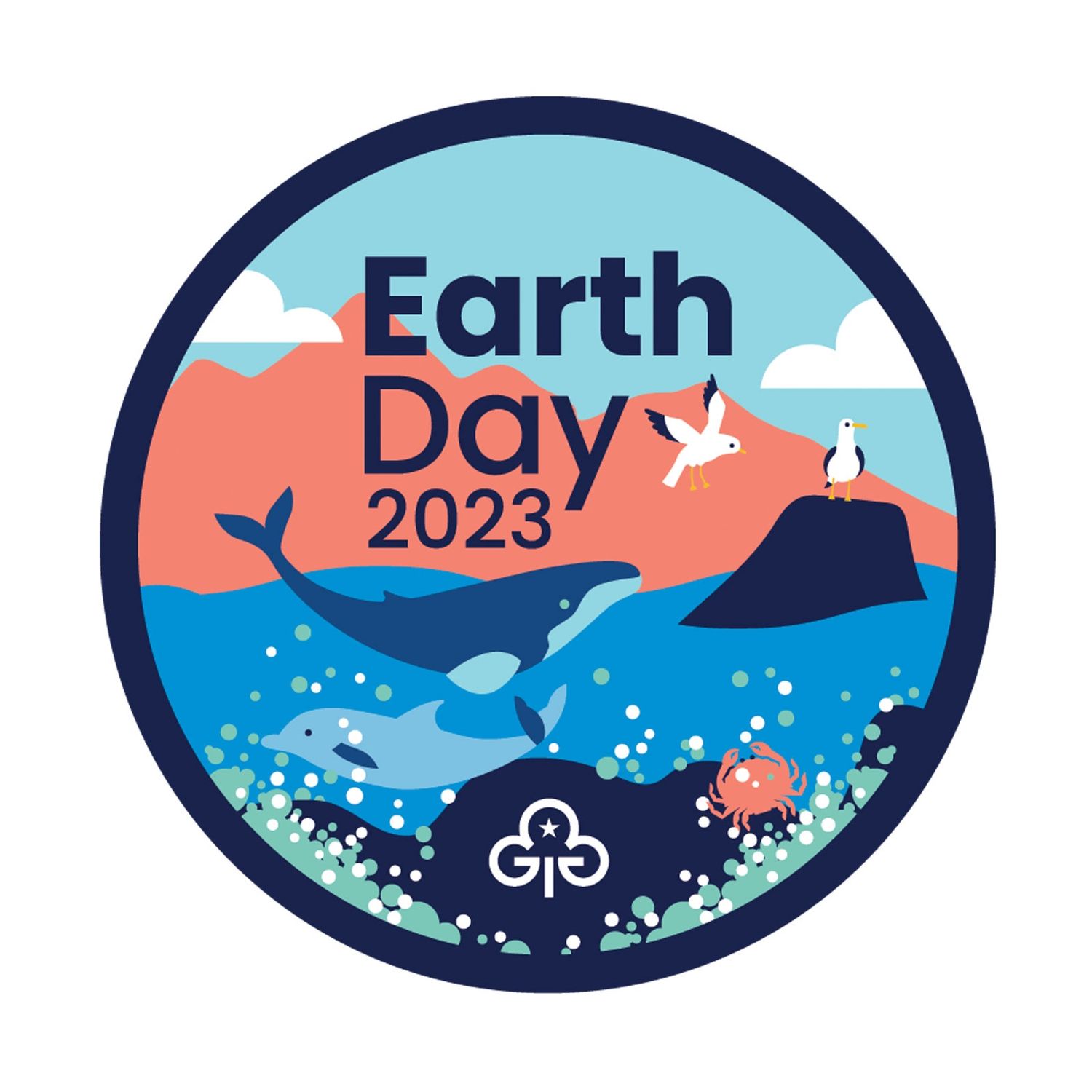 Earth day 2023 woven badge