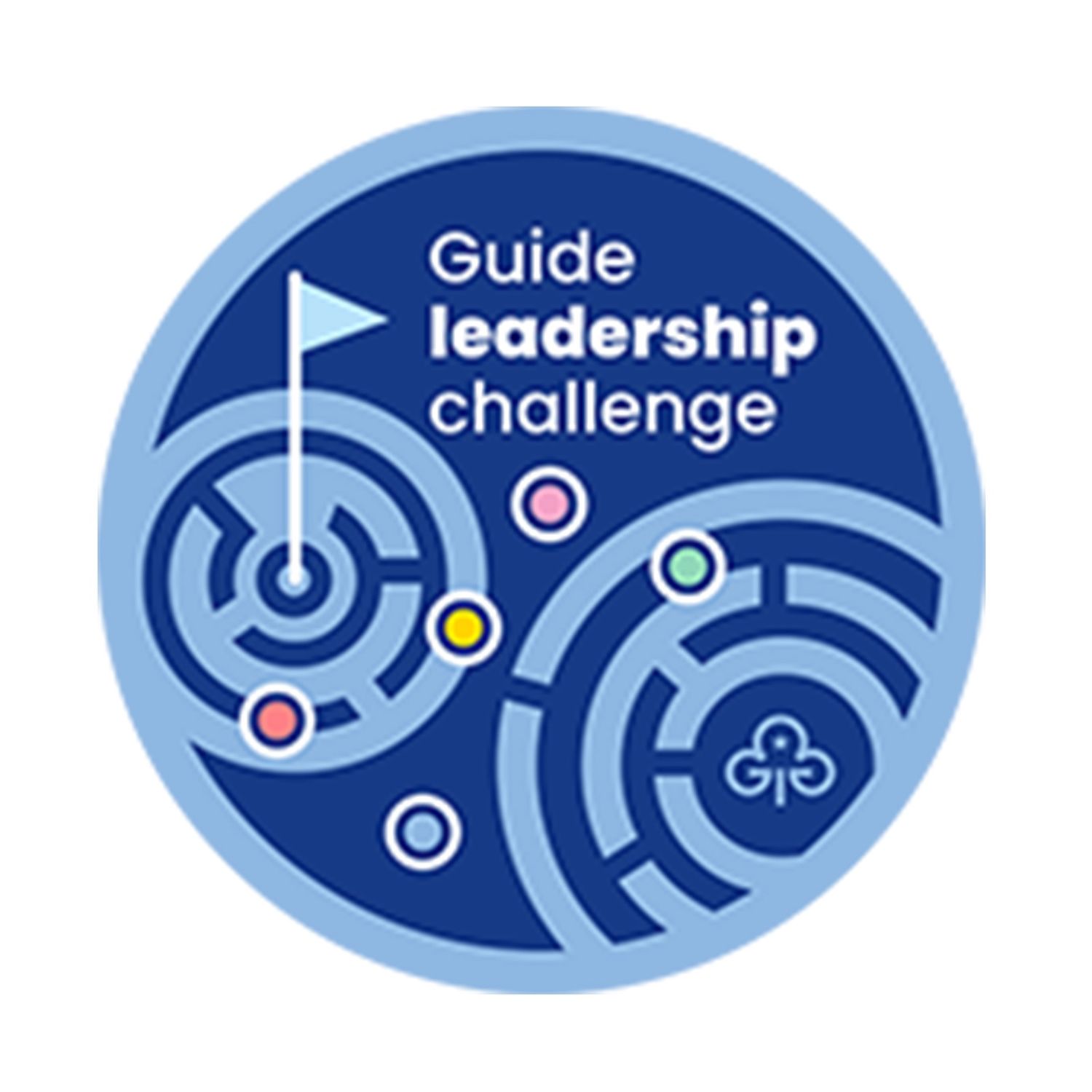 Guides leadership challenge woven badge