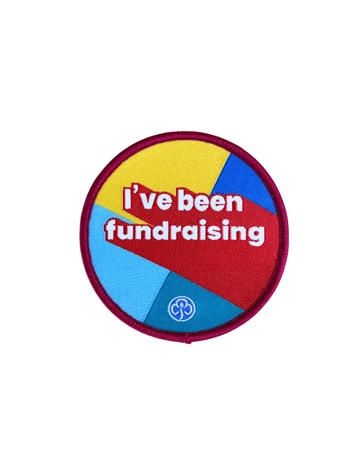 All sections I&#39;ve been fundraising woven badge (old trefoil)