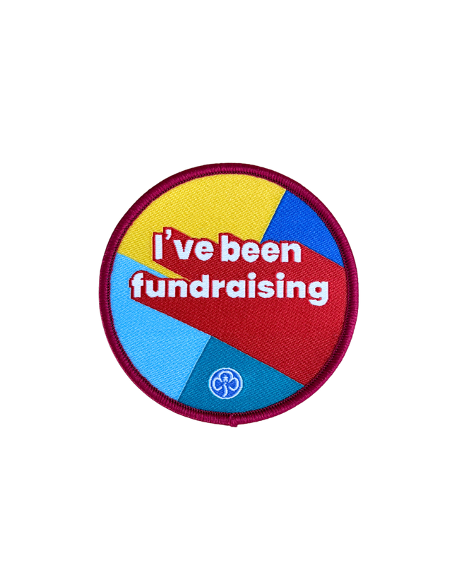 All sections I've been fundraising woven badge (old trefoil)