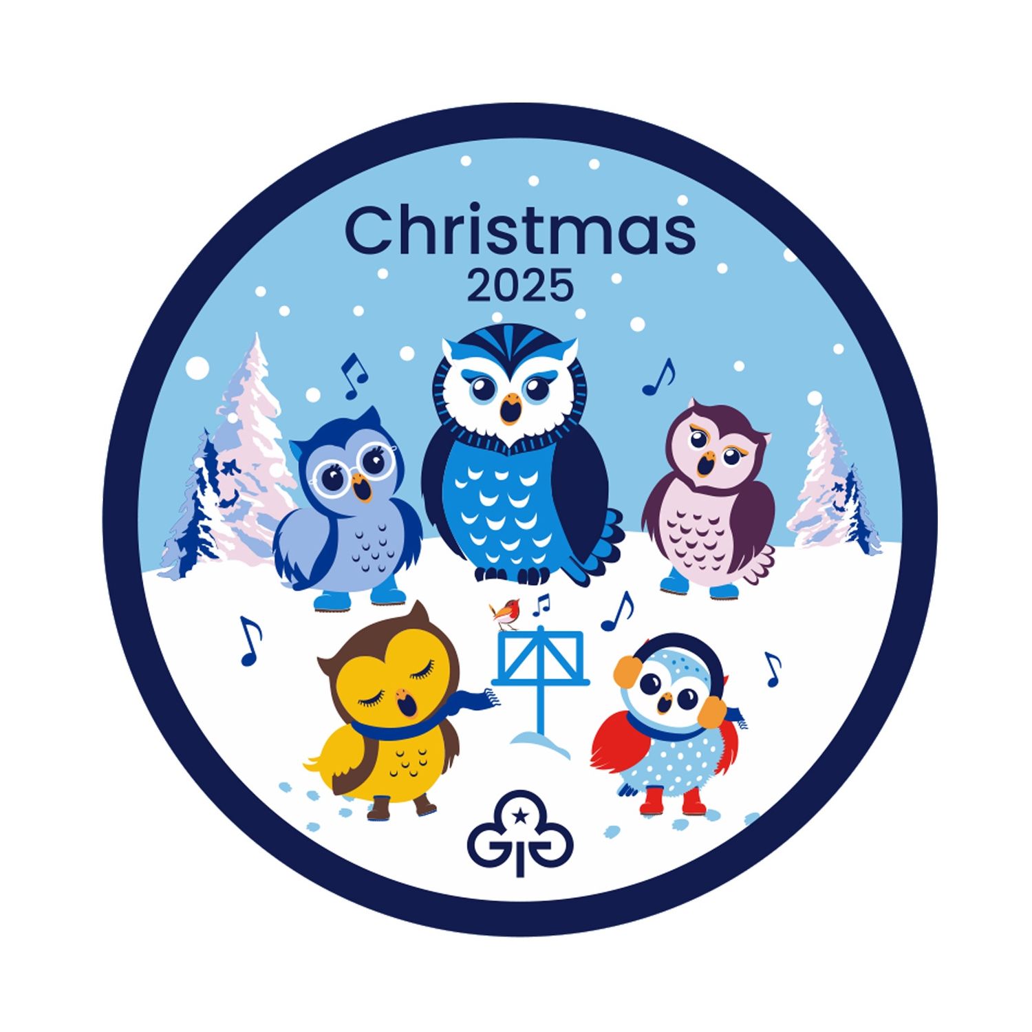 Christmas 2025 woven badge
