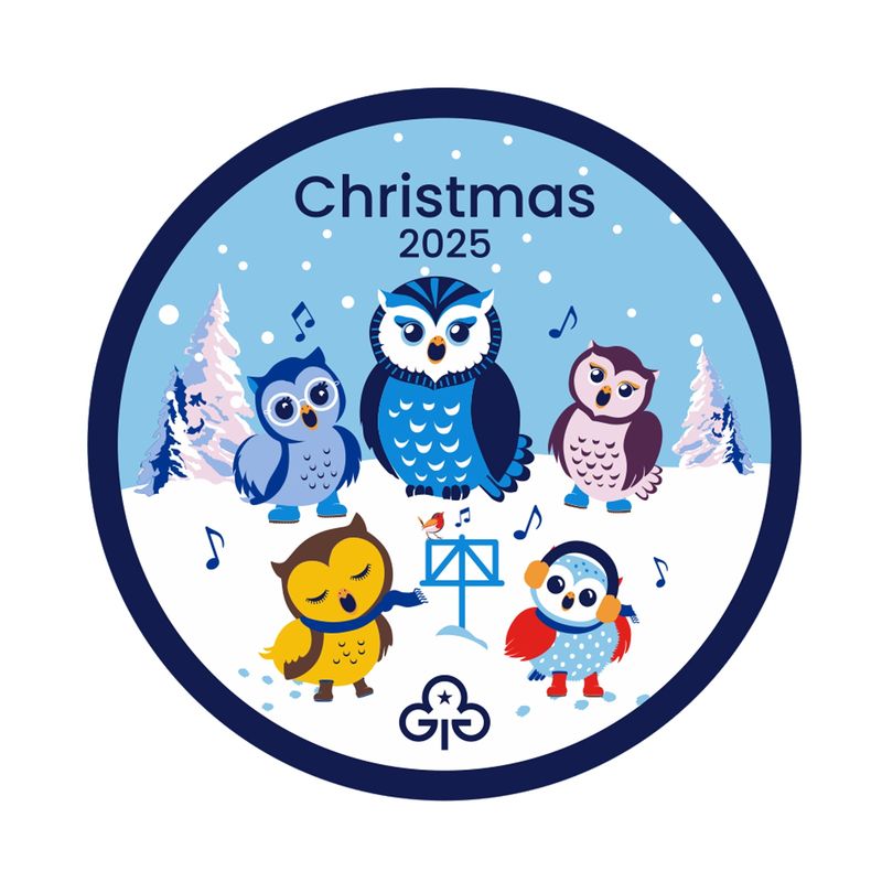 Christmas 2025 woven badge