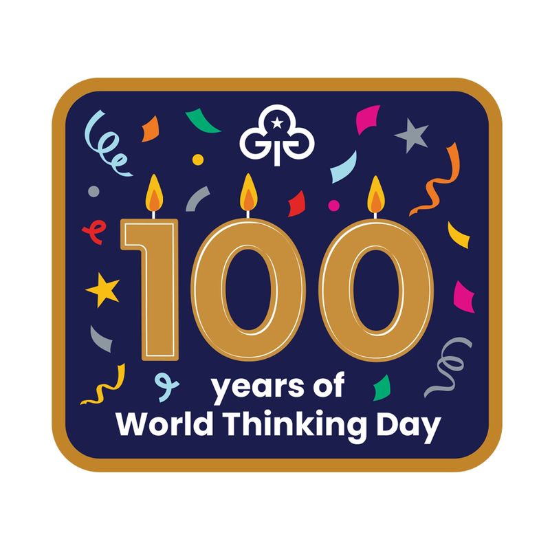 World thinking day 2026 woven badge