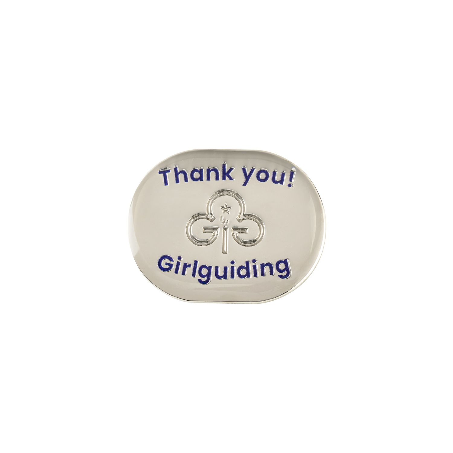 Thank you metal badge