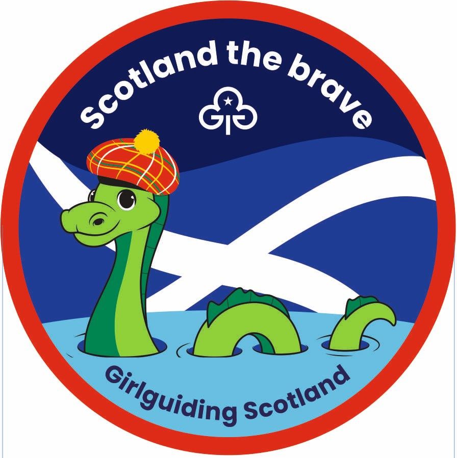 GGS Scotland the brave woven badge