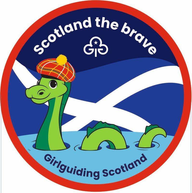 GGS Scotland the brave woven badge