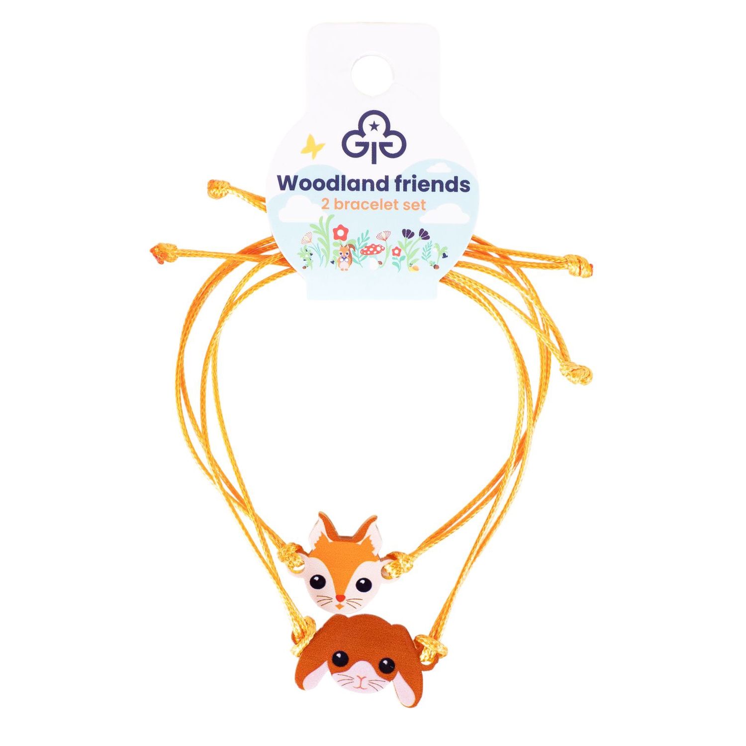 Woodland friends bracelets (2 pack)