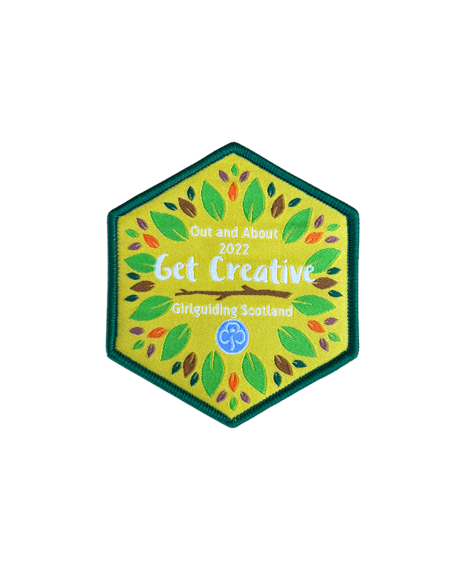 GGS out &amp; about 2022 - get creative woven badge