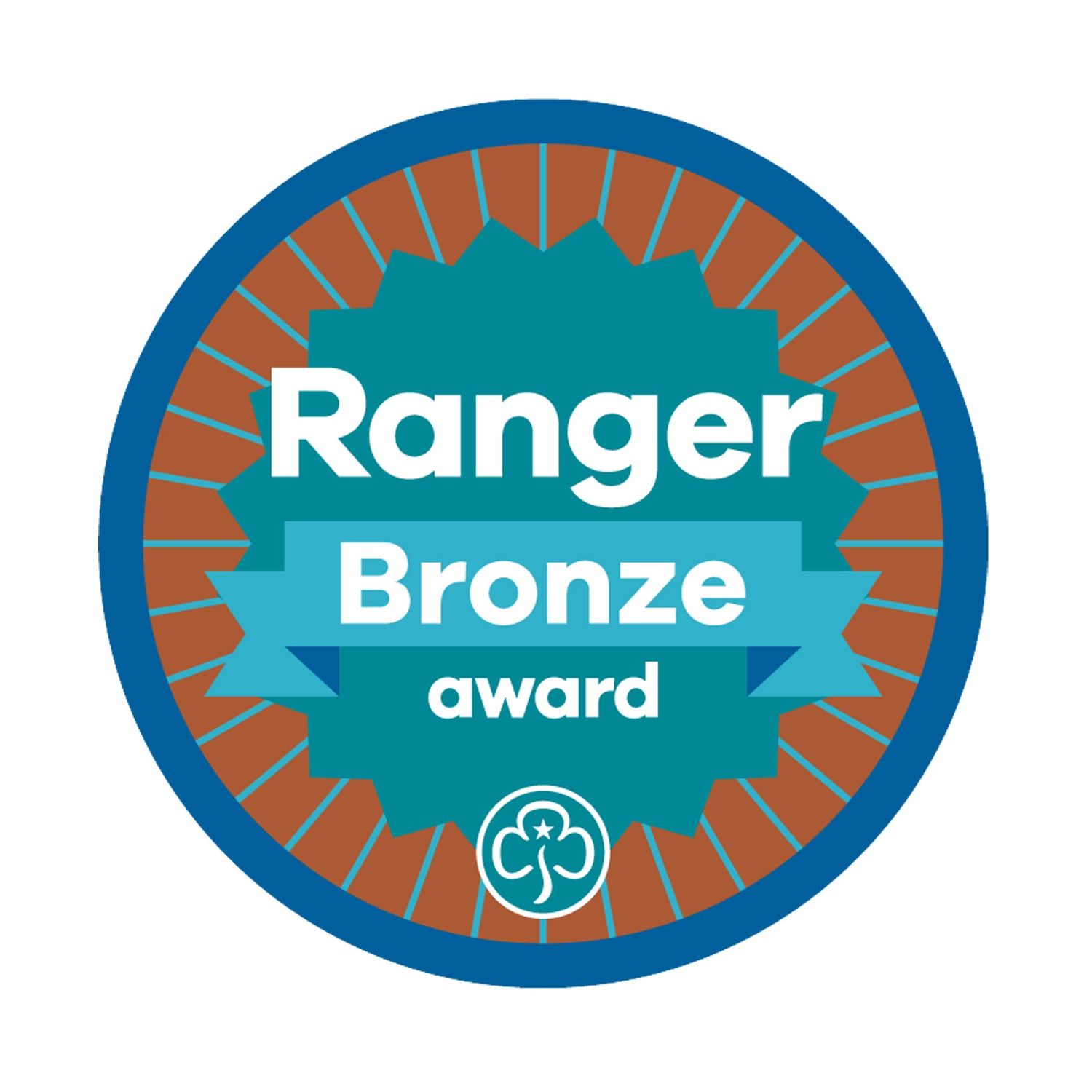 Rangers gold, silver &amp; bronze awards, Award: Bronze Woven Badge