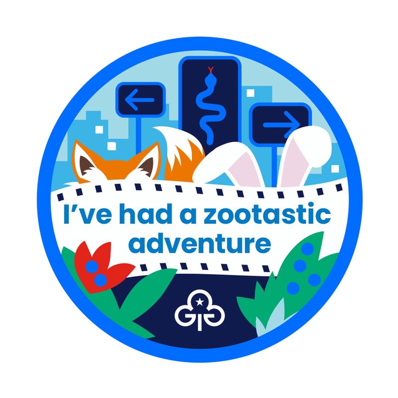 I've had a zootastic adventure movie screening woven badge (Zootropolis 2)