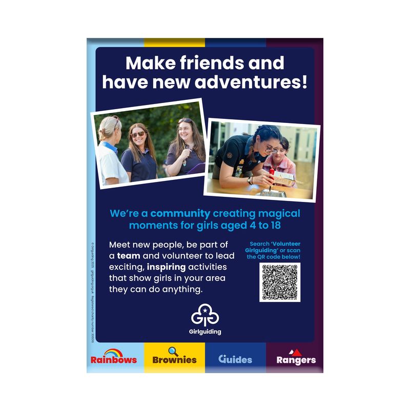 Community focused volunteer recruitment poster – 10 pack