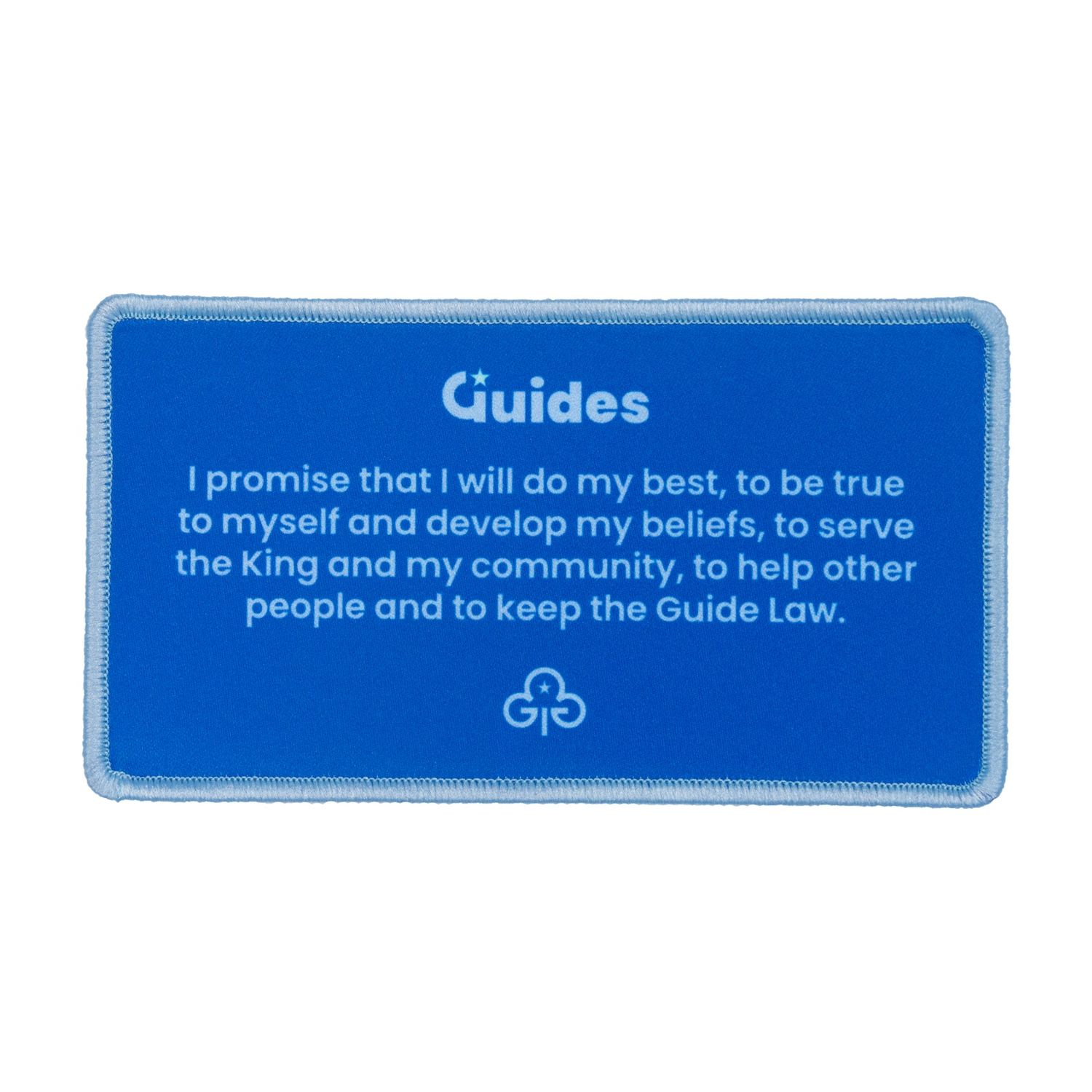 Remember your promise Guides woven badge