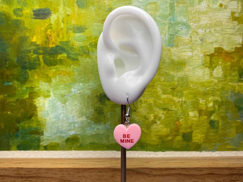Arete corazón be mine