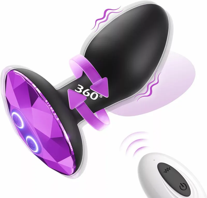 Spinning Temptations 360 Rotating Anal Plug Spinning Temptations 360 Rotating Anal Plug