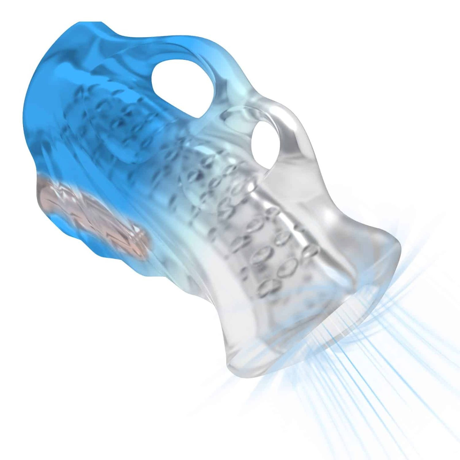 Vibrating Royal 👑 Ice Premium Hand-held Sucking Masturbator (FREE Bullet Vibrator)