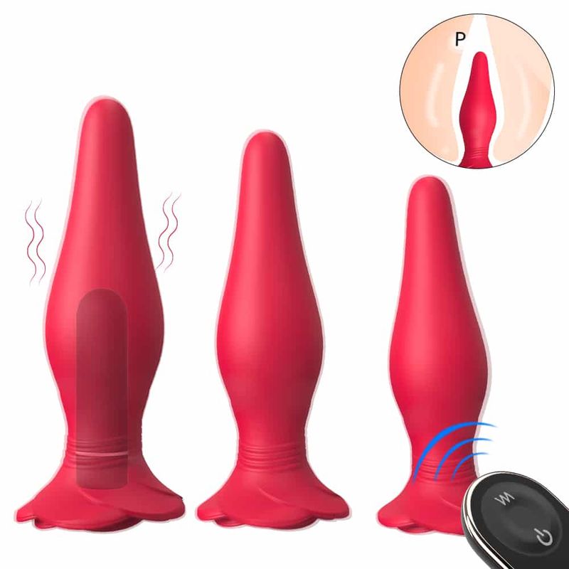 Rosalía Premium Remote Controlled Anal Butt Plug Set