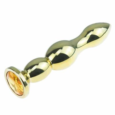 Gold Triple Deluxe Anal Plug