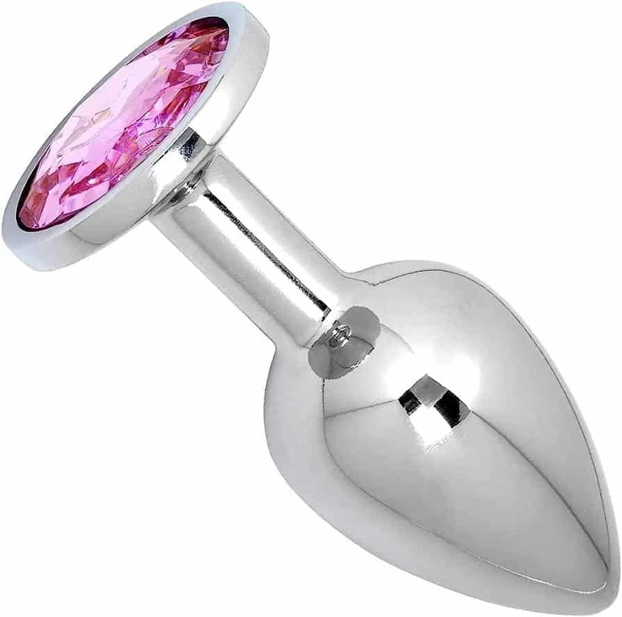 Smooth Steel Anal Butt Plug (Large Size)