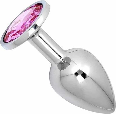 Smooth Steel Anal Butt Plug (Large Size)