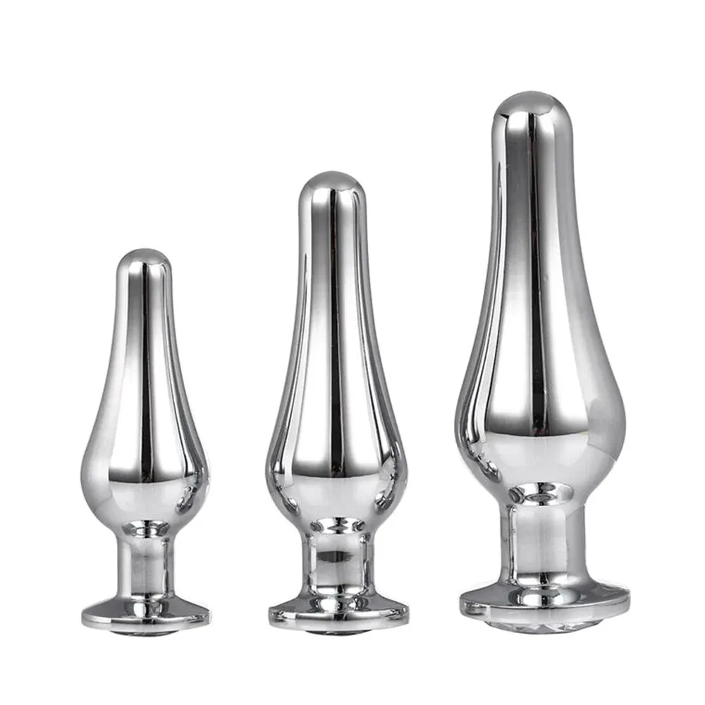 Royal Silver Butt Plug Set