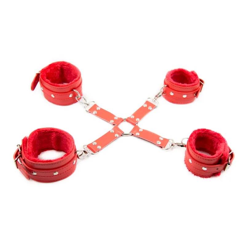 All Night Long: Premium Steady Red BDSM 5 Piece Kit All Night Long: Premium Steady Red BDSM 5 Piece Kit