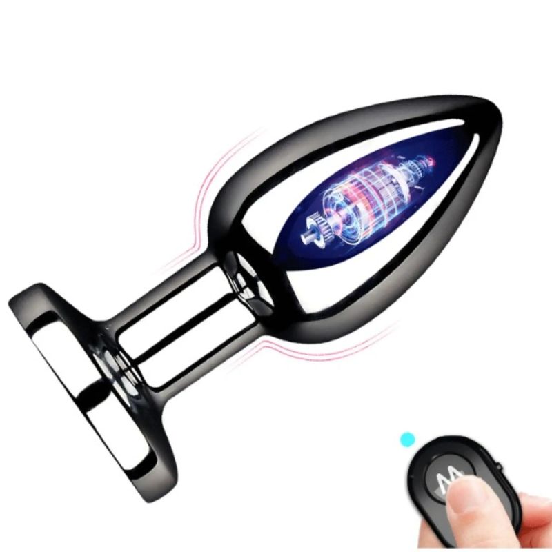 Vibrating Steel Anal Plug