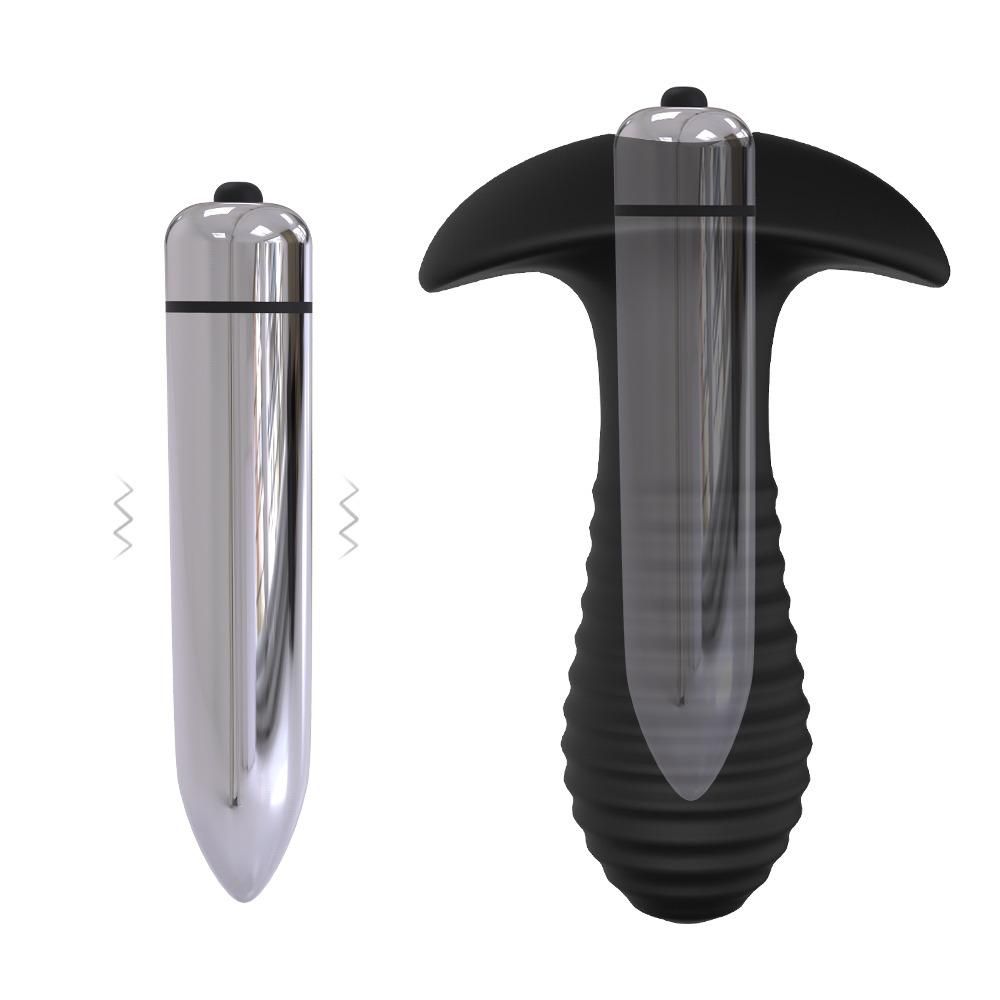 Spiral Vibrating Anal Butt Plug