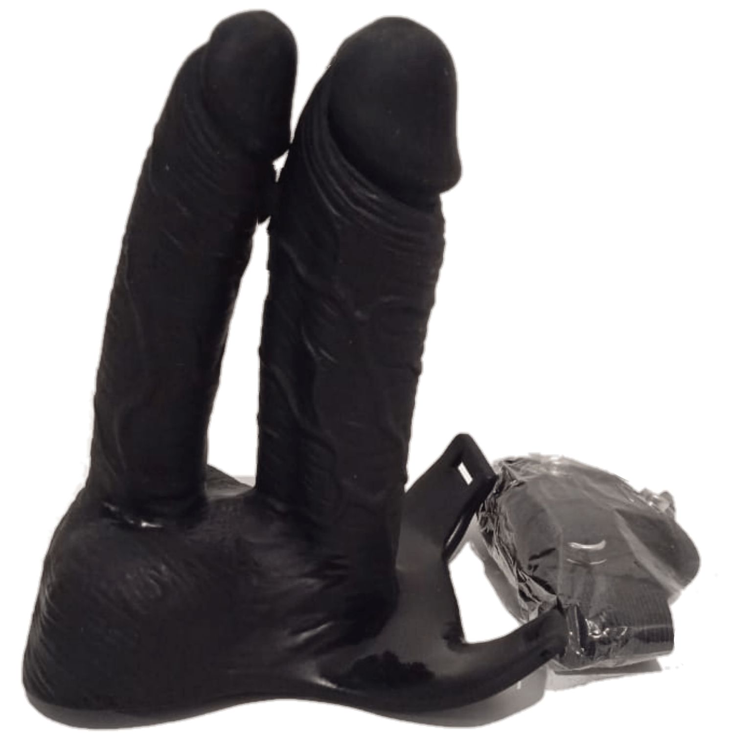 Double Hollow Dildo With Strap-On