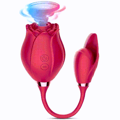 3 in 1 Au-Rose-L Sucking Licking Vibrator 3 in 1 Au-Rose-L Sucking Licking Vibrator
