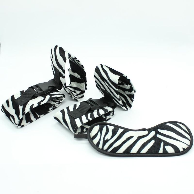 Adventures Zebra Bondage Set