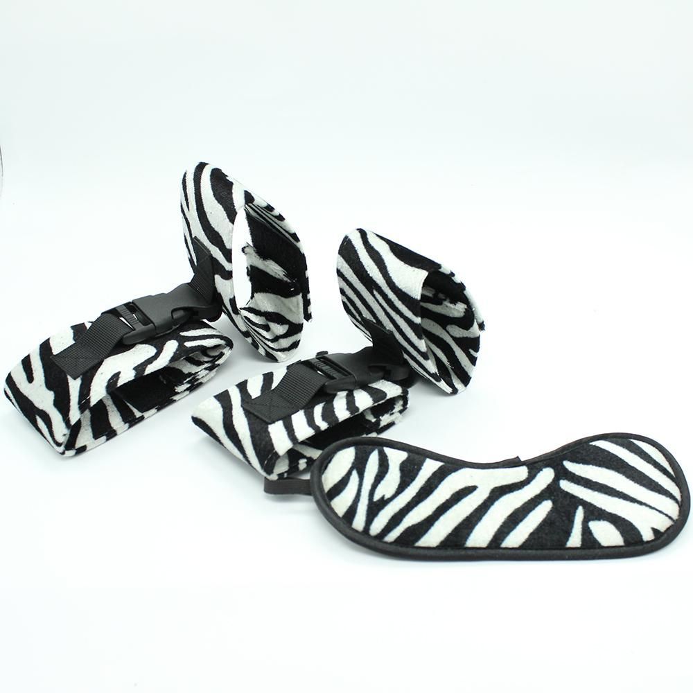 Adventures Zebra Bondage Set