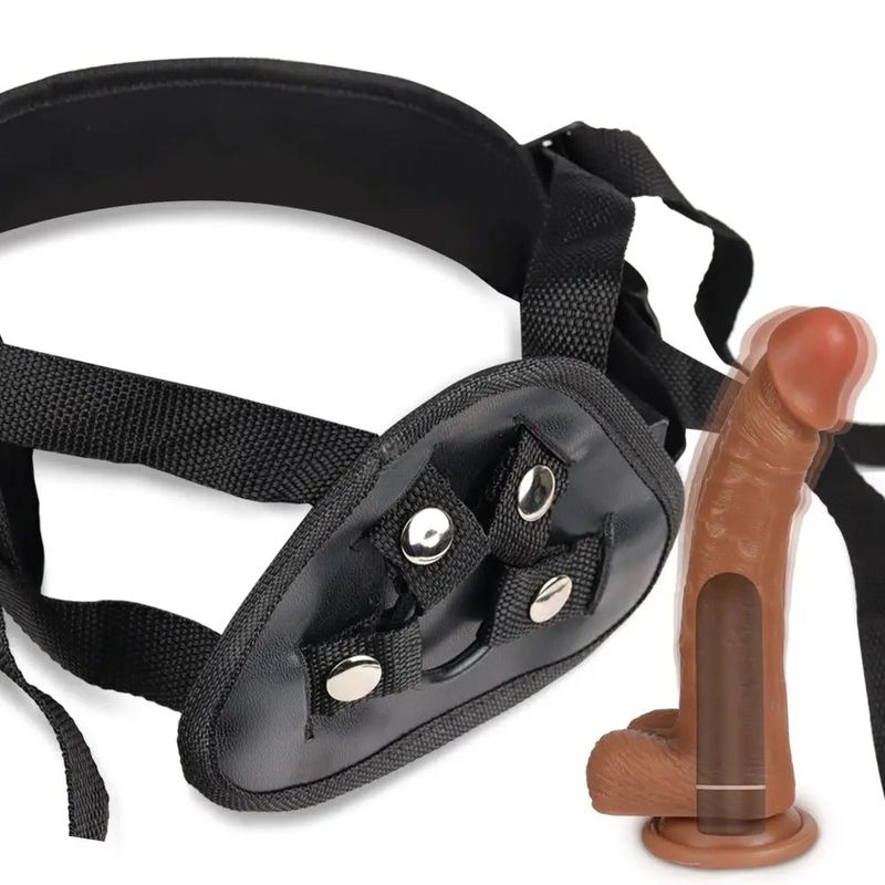 Amorous Vibrating Dildo With Strap On Amorous Vibrating Dildo With Strap On