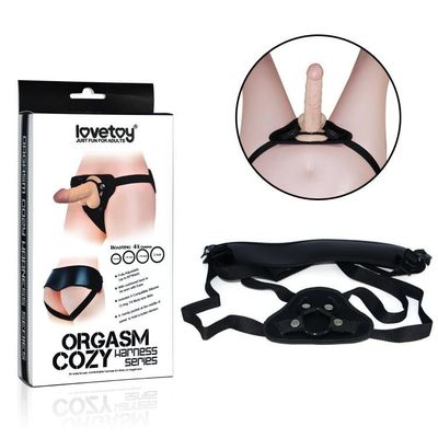 Black Orgasm Cozy Harness