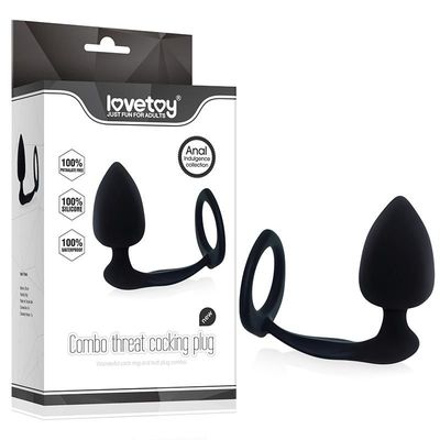 Combo Threat Cockring Plug