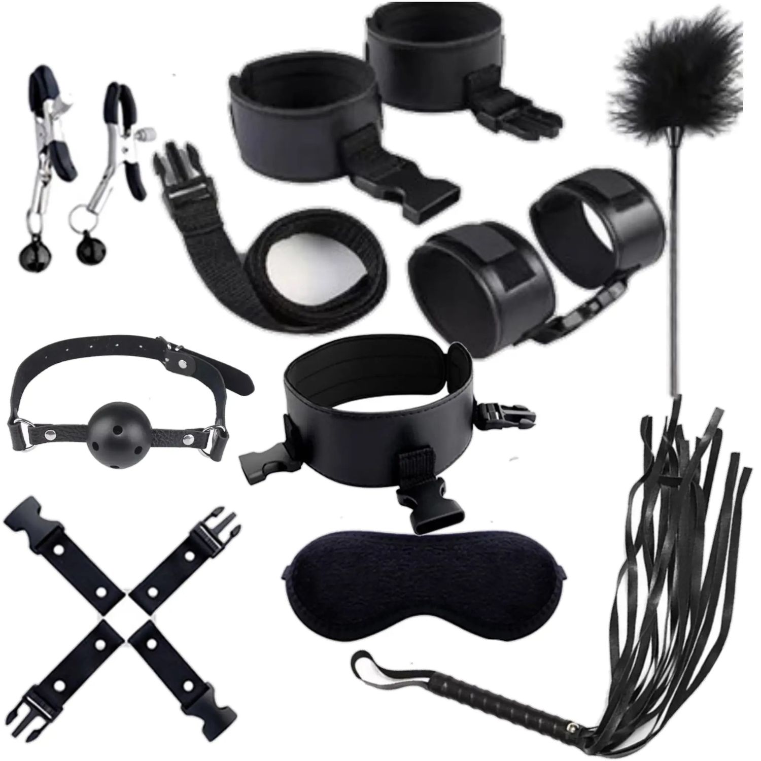 Erotic Play 13 Piece Bondage Set