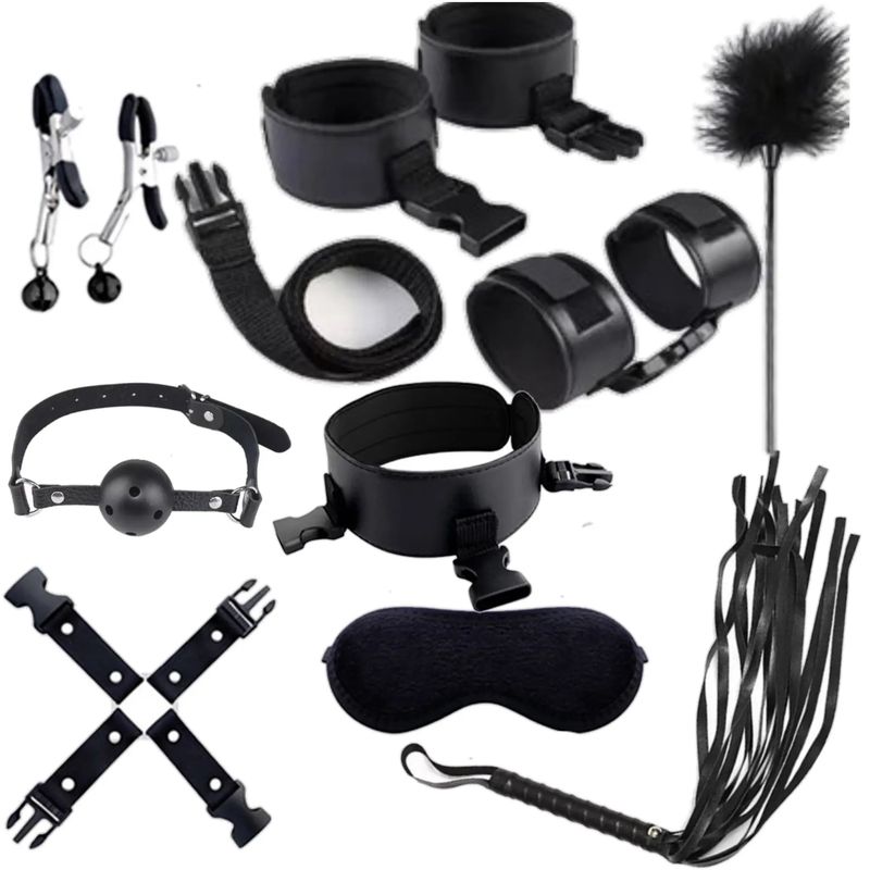 Erotic Play 13 Piece Bondage Set