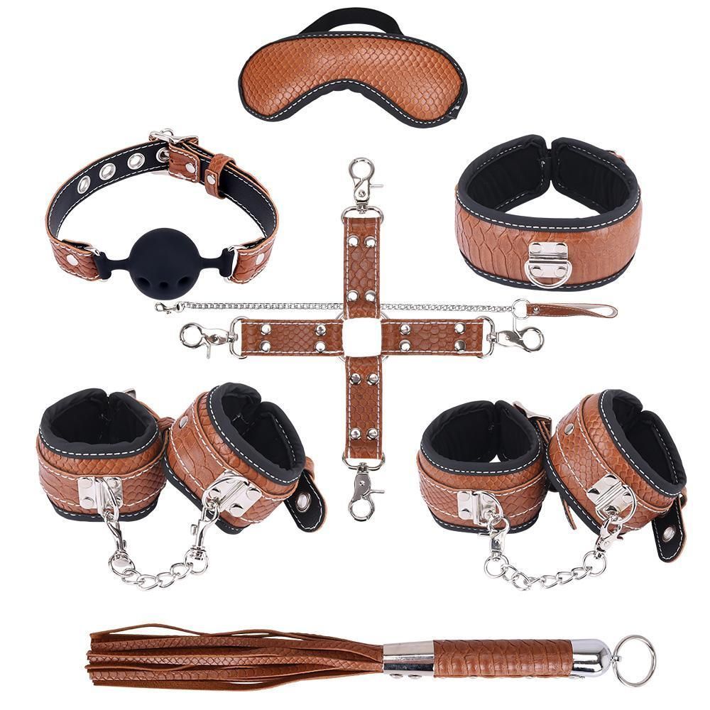 Genuine Leather Luxury Bondage Set