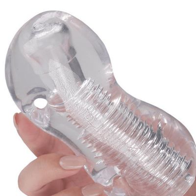 Handheld Transparent Masturbator Handheld Transparent Masturbator