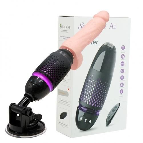 Heated Telescopic Sex Machine