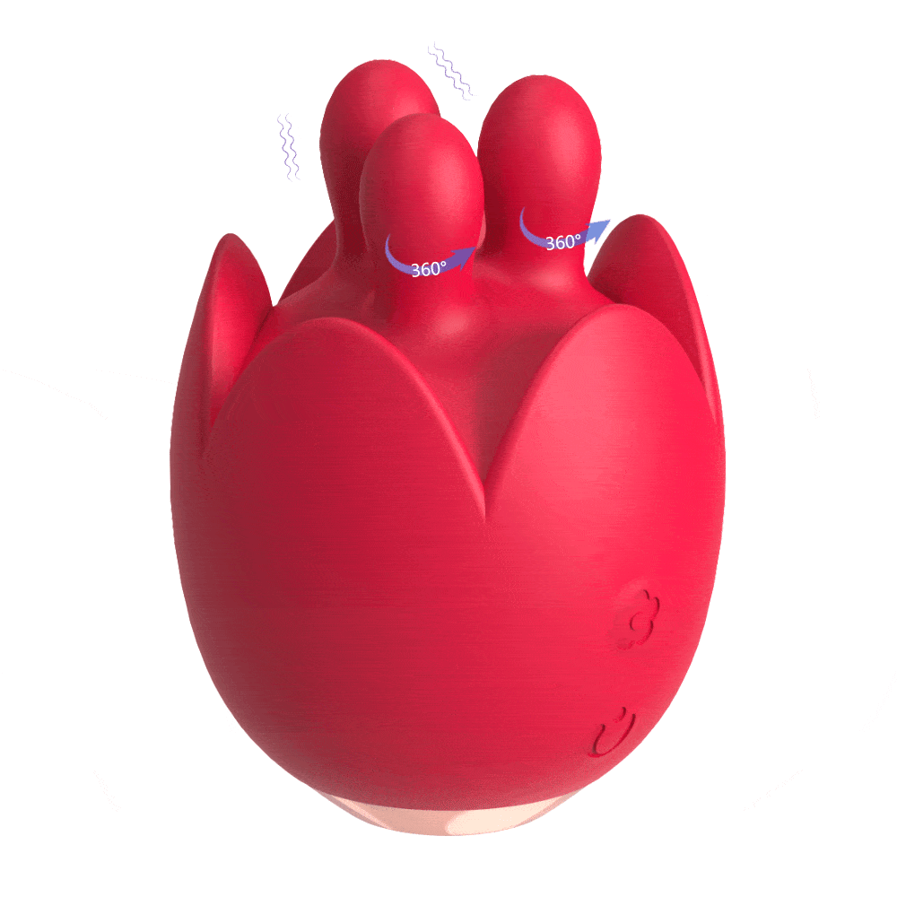 Hybrid-Rose™ Massage 360°Spinning Licking Rose