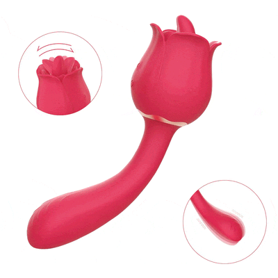 Hypnotized Rose Licking Vibrator Hypnotized Rose Licking Vibrator
