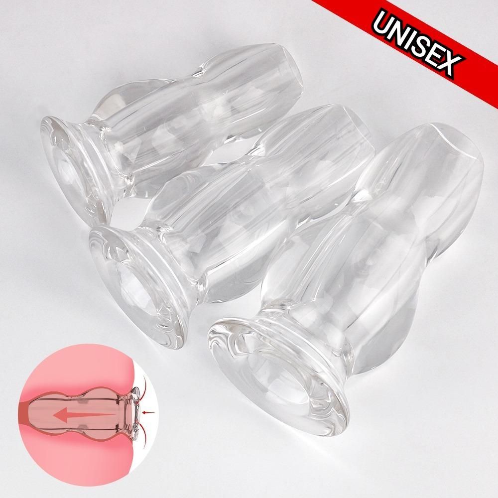 Hollow Invisible Anal Butt Plug Set