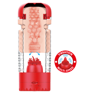Vagina Masturbator With Vibration Licking