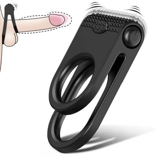 Twins Vibrating Double Cock Ring