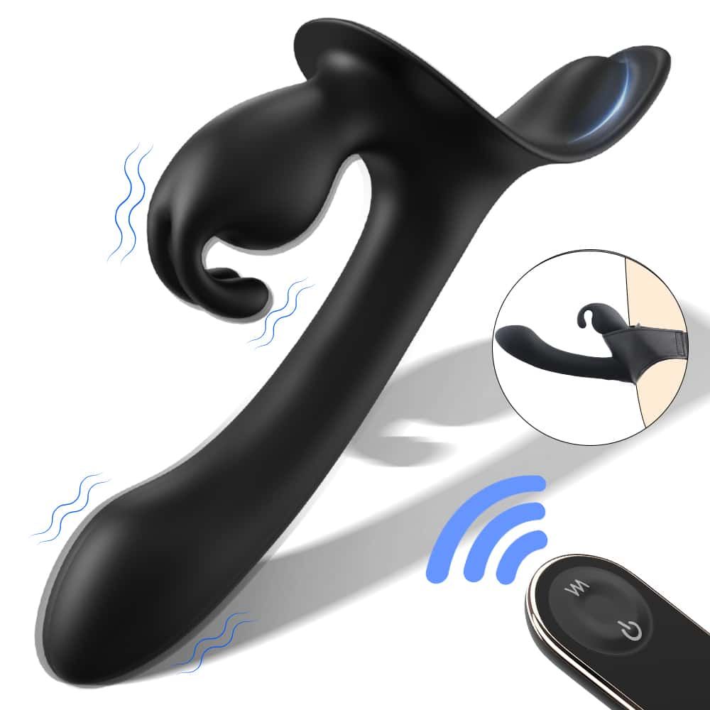 NeXt-LeVel Rabbit Strapless Strapon: Remote Control