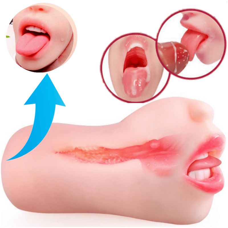 Realistic Mouth Sucking Mastrubator