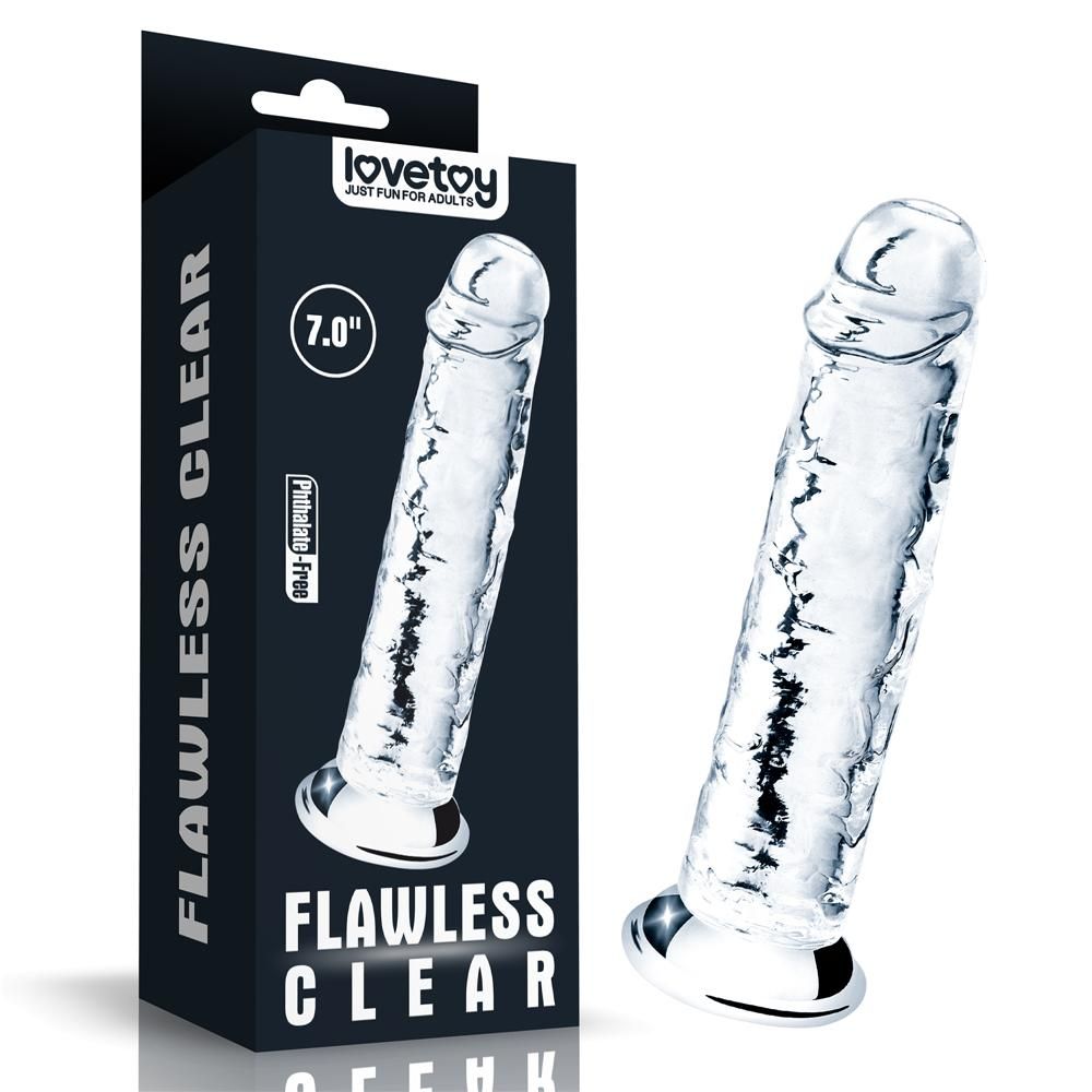 Transparent Clear Dildo (18 cm x 3.5 cm)
